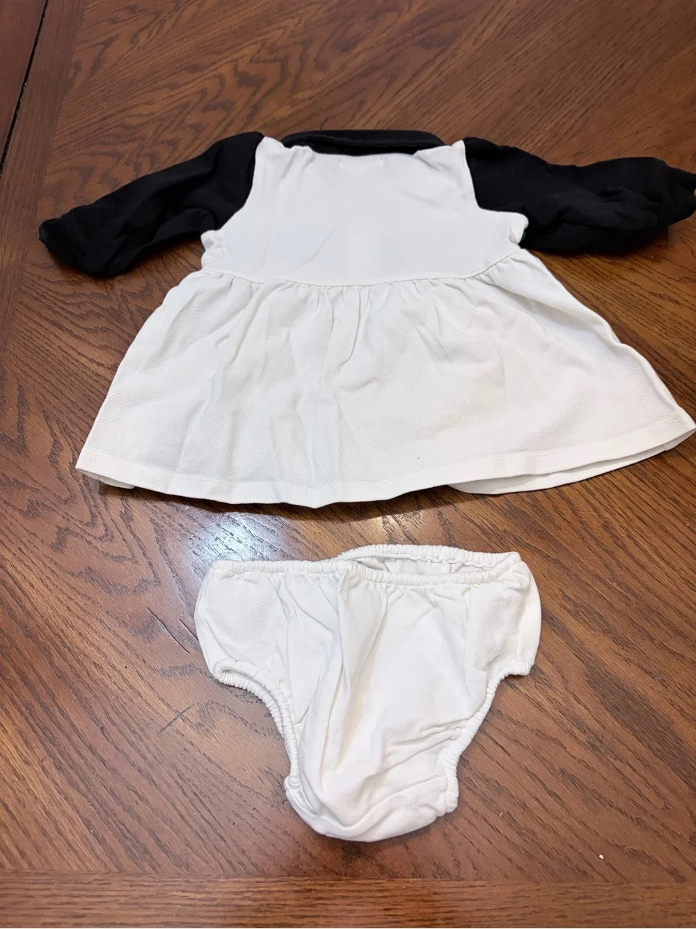 Ralph Lauren Baby Girl Polo Dress & Bloomers 2-Piece Set 9M Switzerland Polo